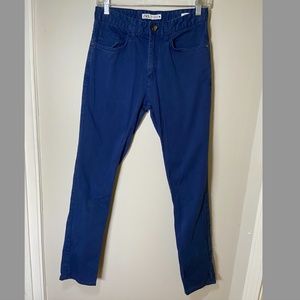 Zara Navy Blue Skinny Pant Size 30